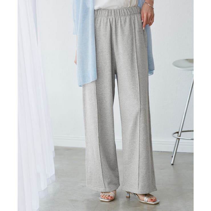 ロゴ刺繍入りワイドスウェットパンツ | ROPE' PICNIC | 詳細画像1 