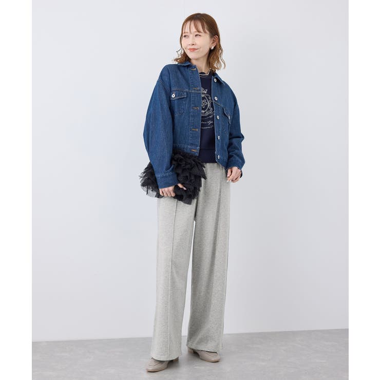 ロゴ刺繍入りワイドスウェットパンツ | ROPE' PICNIC | 詳細画像14 