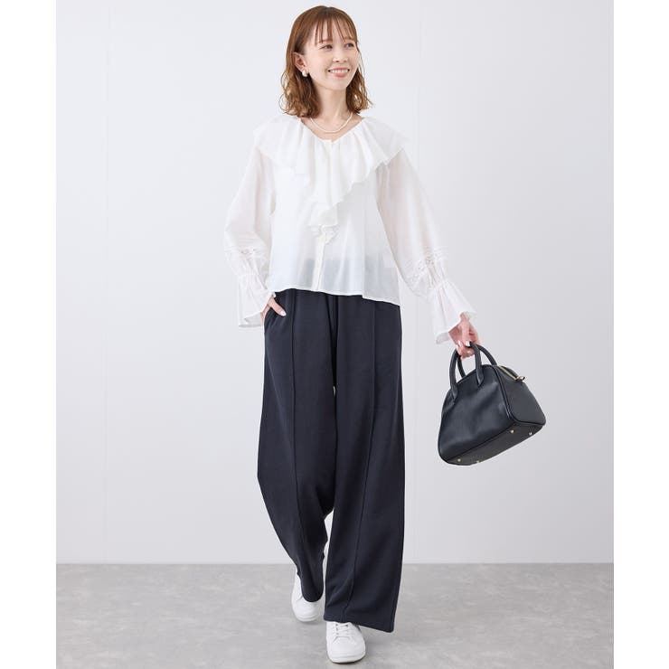 ロゴ刺繍入りワイドスウェットパンツ | ROPE' PICNIC | 詳細画像19 