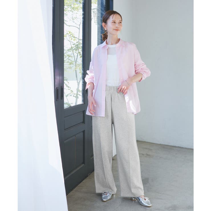 ロゴ刺繍入りワイドスウェットパンツ | ROPE' PICNIC | 詳細画像3 