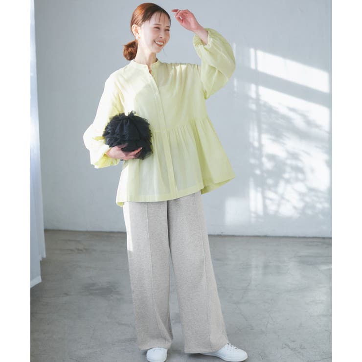 ロゴ刺繍入りワイドスウェットパンツ | ROPE' PICNIC | 詳細画像5 