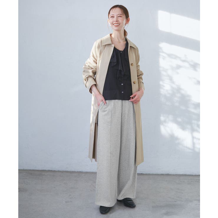 ロゴ刺繍入りワイドスウェットパンツ | ROPE' PICNIC | 詳細画像7 