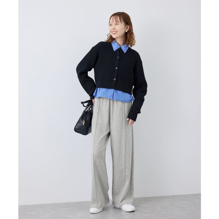 ロゴ刺繍入りワイドスウェットパンツ | ROPE' PICNIC | 詳細画像9 