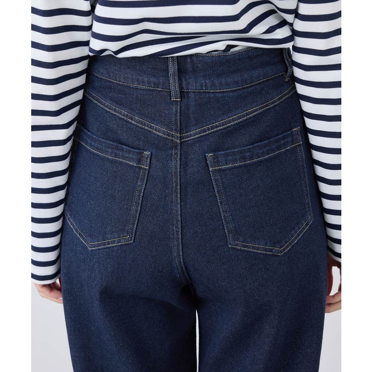 【ウエスト革命デニム】ウエストシェイプデニムワイドパンツ | ROPE' PICNIC | 詳細画像25 