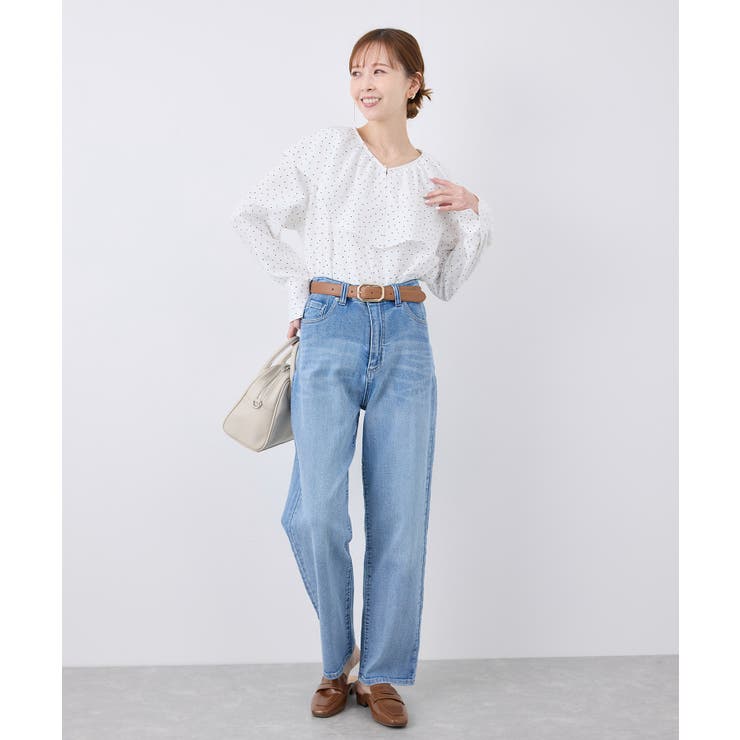 【ウエスト革命デニム】ウエストシェイプハイライズマムジーンズ | ROPE' PICNIC | 詳細画像7 