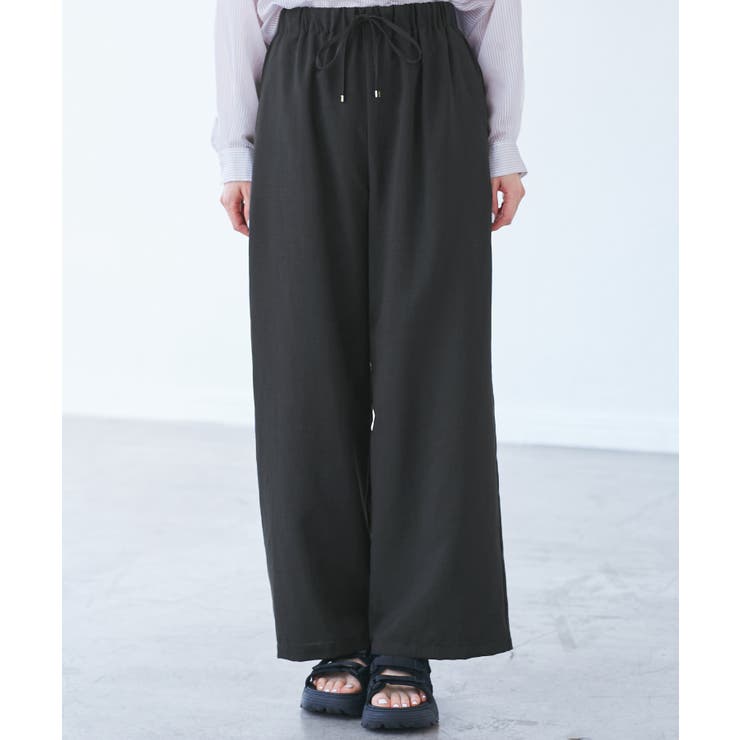 【吸水速乾・防シワ】エフォートレスリラックスイージーワイドパンツ | ROPE' PICNIC | 詳細画像31 