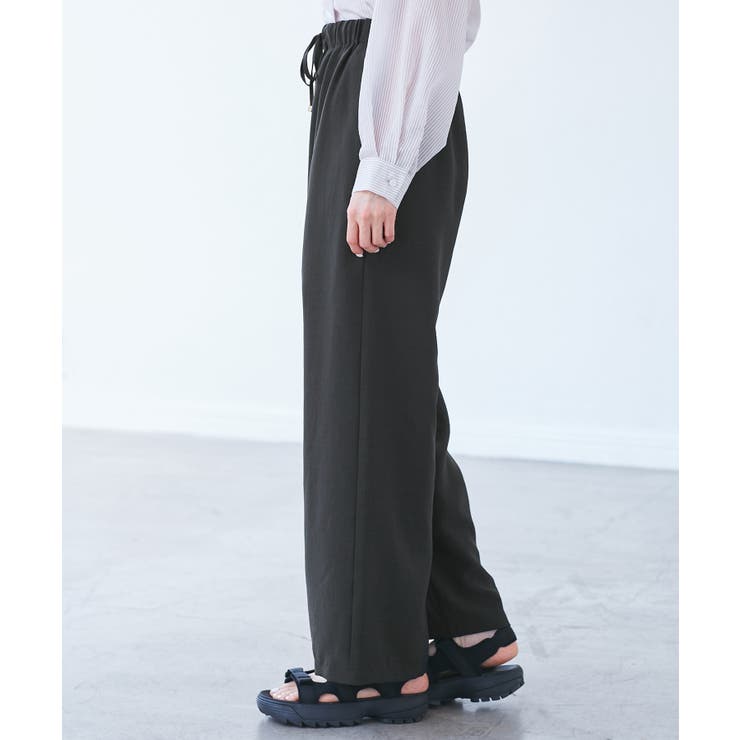 【吸水速乾・防シワ】エフォートレスリラックスイージーワイドパンツ | ROPE' PICNIC | 詳細画像32 