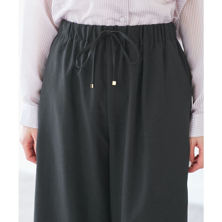 【吸水速乾・防シワ】エフォートレスリラックスイージーワイドパンツ | ROPE' PICNIC | 詳細画像34 