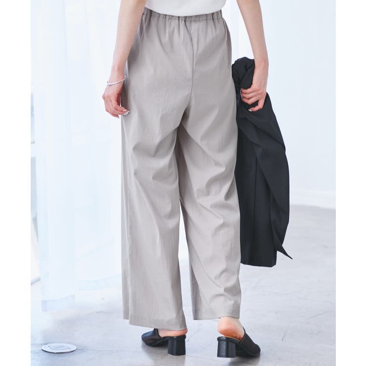 【UVカット】レーヨンナイロンイージーワイドパンツ | ROPE' PICNIC | 詳細画像11 