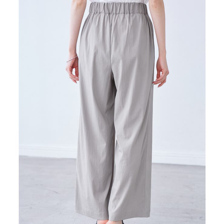 【UVカット】レーヨンナイロンイージーワイドパンツ | ROPE' PICNIC | 詳細画像27 