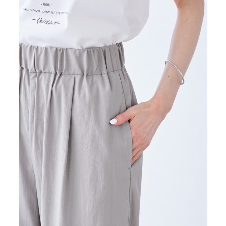 【UVカット】レーヨンナイロンイージーワイドパンツ | ROPE' PICNIC | 詳細画像29 