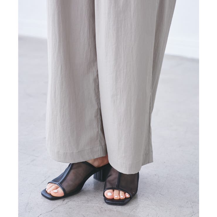 【UVカット】レーヨンナイロンイージーワイドパンツ | ROPE' PICNIC | 詳細画像30 