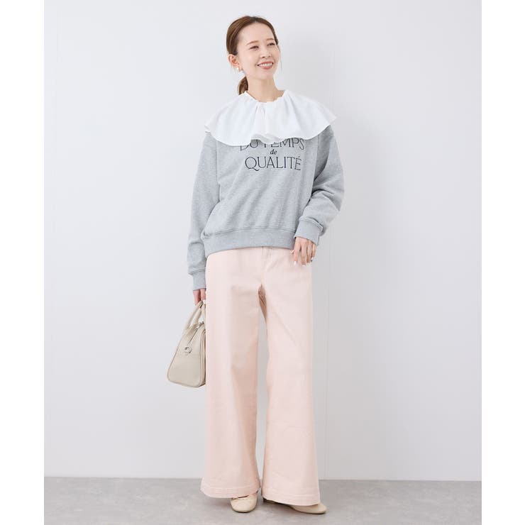 【ウエスト革命デニム】Pinkウエストシェイプワイドデニム | ROPE' PICNIC | 詳細画像10 