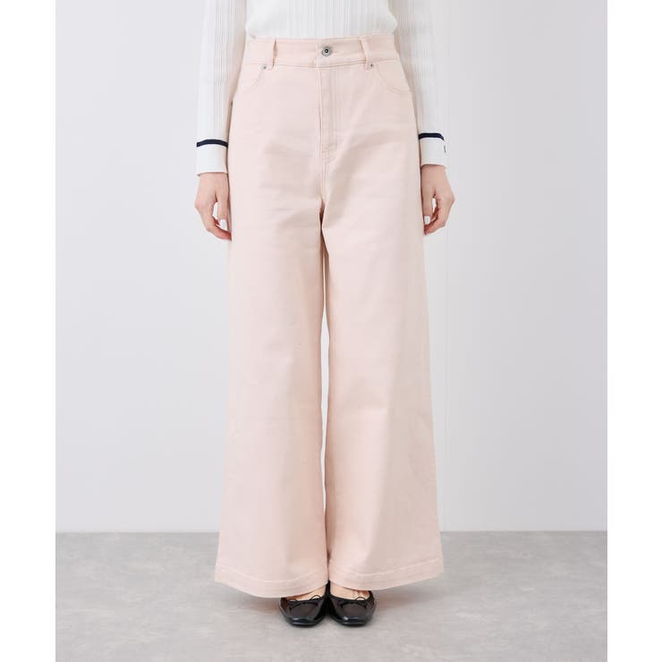 【ウエスト革命デニム】Pinkウエストシェイプワイドデニム | ROPE' PICNIC | 詳細画像12 