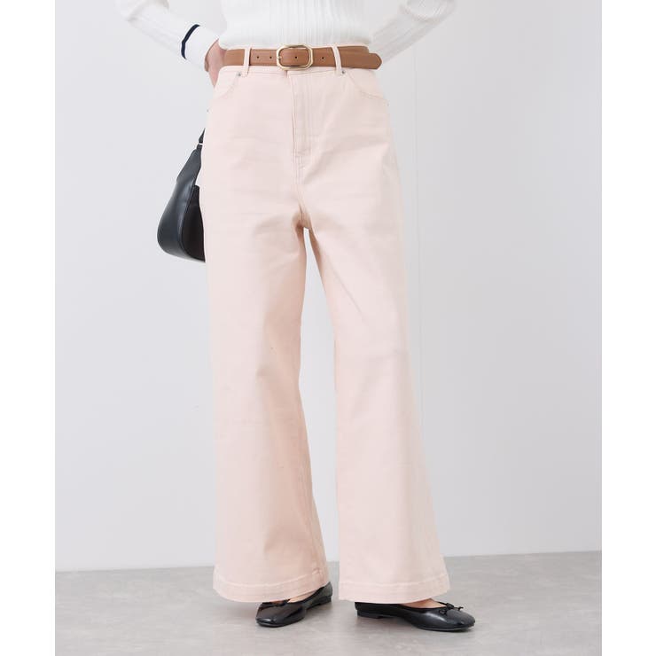 【ウエスト革命デニム】Pinkウエストシェイプワイドデニム | ROPE' PICNIC | 詳細画像7 