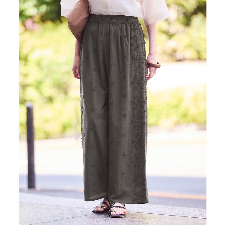 3D刺繍レースワイドパンツ/リンクコーデ | ROPE' PICNIC | 詳細画像11 