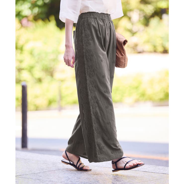 3D刺繍レースワイドパンツ/リンクコーデ | ROPE' PICNIC | 詳細画像13 