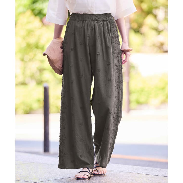 3D刺繍レースワイドパンツ/リンクコーデ | ROPE' PICNIC | 詳細画像14 