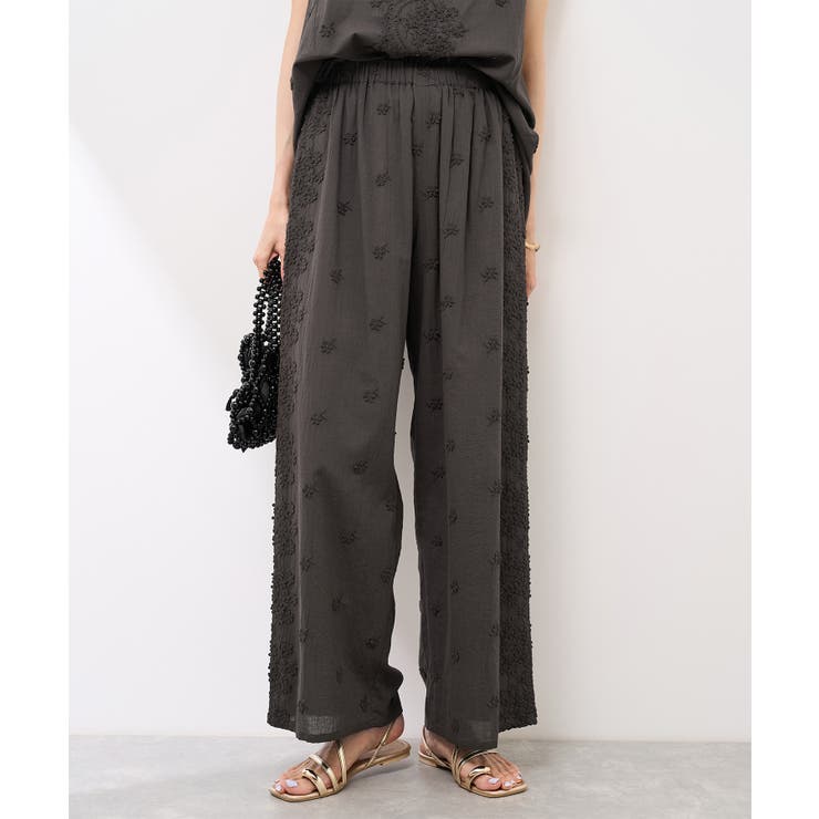 3D刺繍レースワイドパンツ/リンクコーデ | ROPE' PICNIC | 詳細画像29 