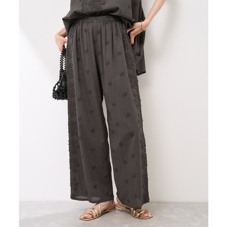 3D刺繍レースワイドパンツ/リンクコーデ | ROPE' PICNIC | 詳細画像30 