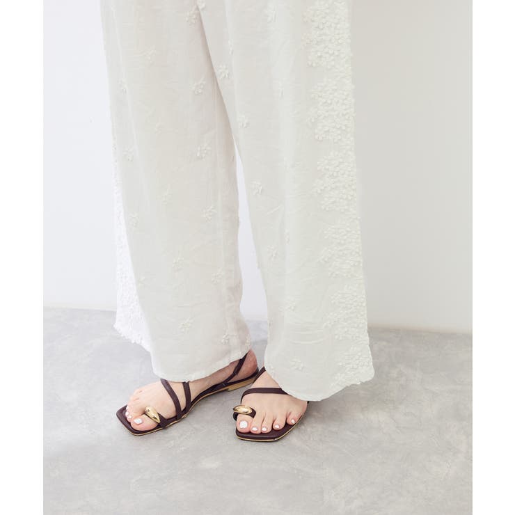 3D刺繍レースワイドパンツ/リンクコーデ | ROPE' PICNIC | 詳細画像43 
