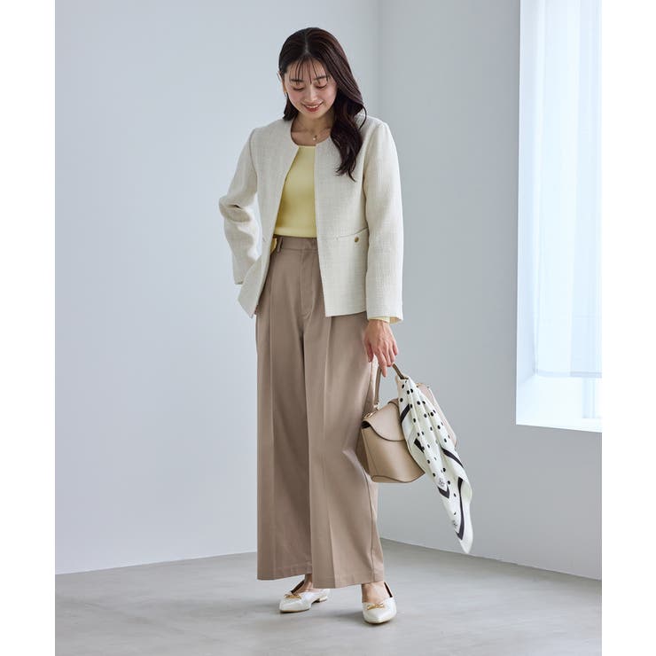 ウエストタックチノパンツ | ROPE' PICNIC | 詳細画像10 