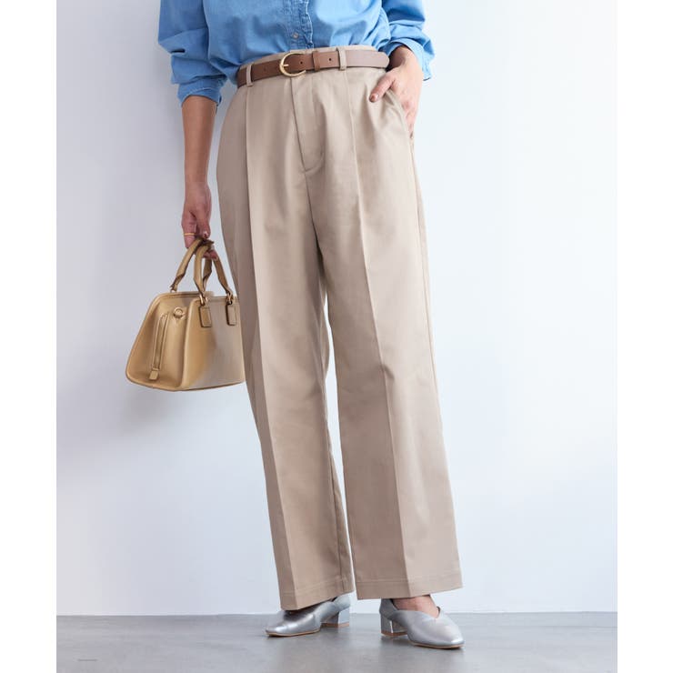 ウエストタックチノパンツ | ROPE' PICNIC | 詳細画像3 