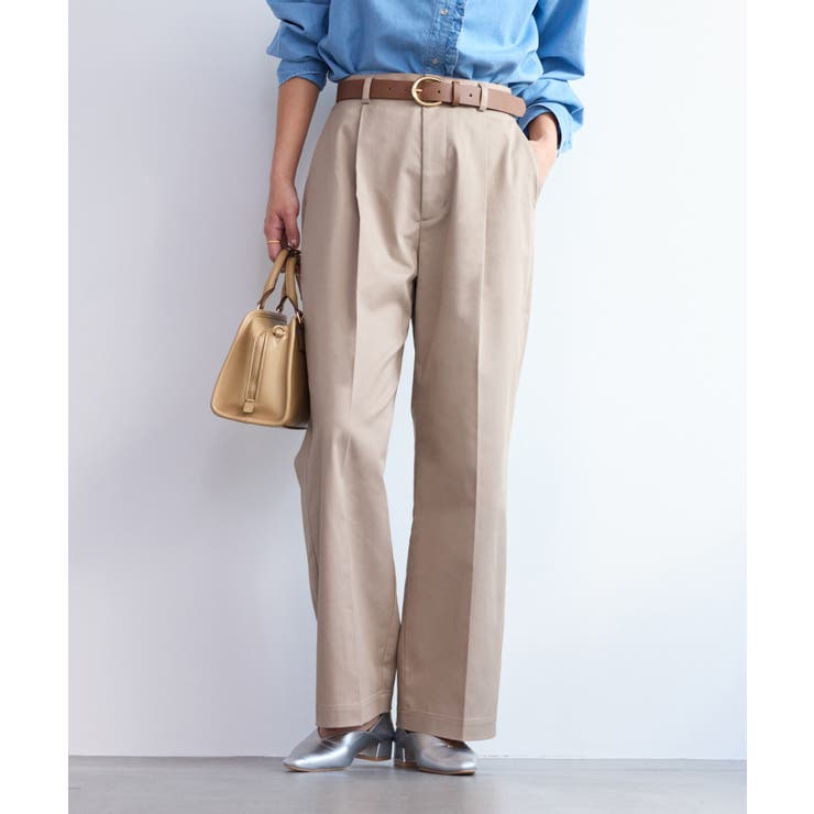 ベージュ(27) | ウエストタックチノパンツ | ROPE' PICNIC
