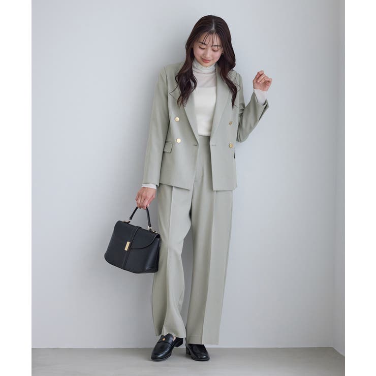 クリアツイルワイドパンツ/セレモニー・セットアップ対応 | ROPE' PICNIC | 詳細画像13 