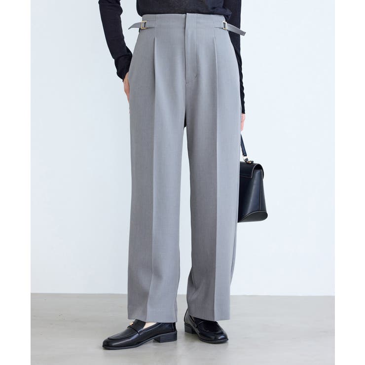 クリアツイルワイドパンツ/セレモニー・セットアップ対応 | ROPE' PICNIC | 詳細画像4 