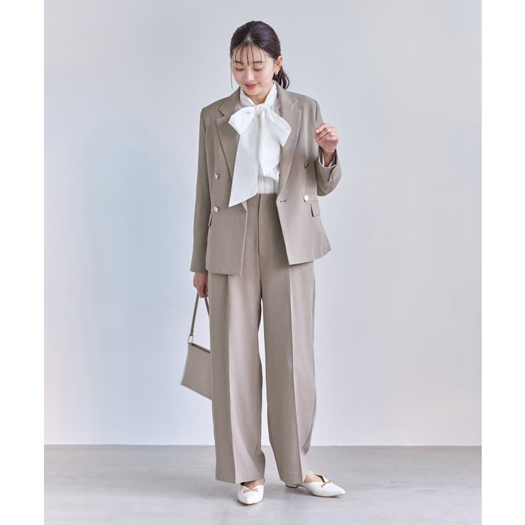 クリアツイルワイドパンツ/セレモニー・セットアップ対応 | ROPE' PICNIC | 詳細画像7 