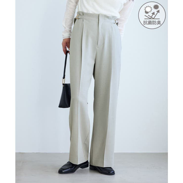 グリーンサブ(35) | クリアツイルワイドパンツ/セレモニー・セットアップ対応 | ROPE' PICNIC