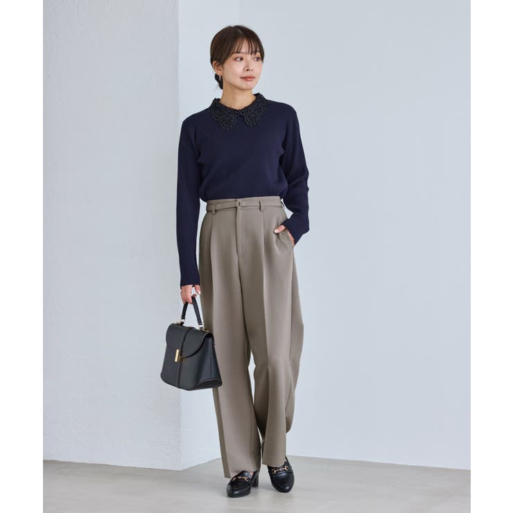 360°ウルトラストレッチ ワイドパンツ 花粉ガード | ROPE' PICNIC | 詳細画像5 