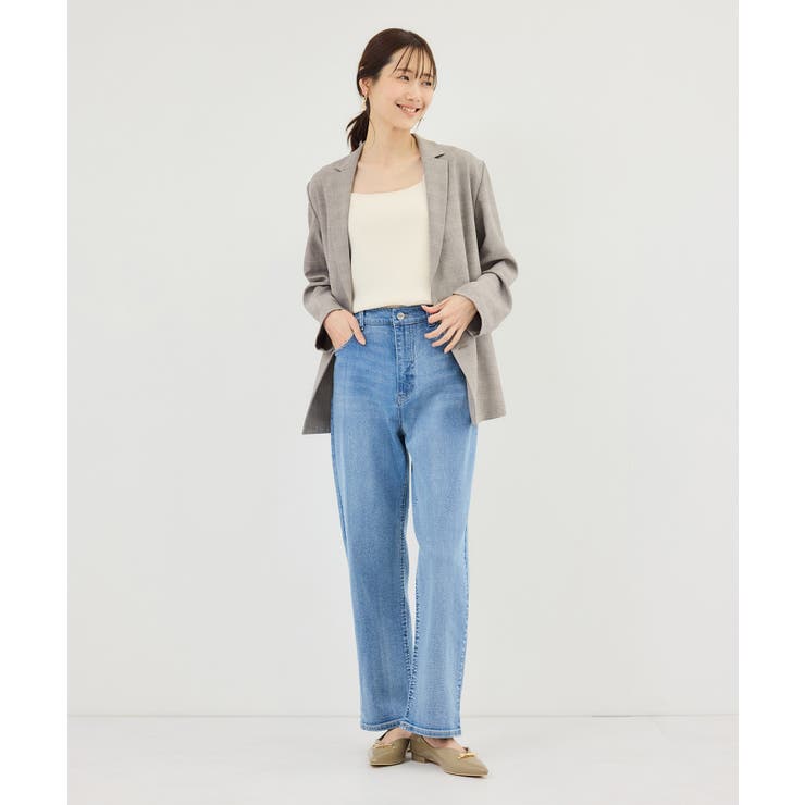 ウエストシェイプハイライズマムジーンズ | ROPE' PICNIC | 詳細画像17 