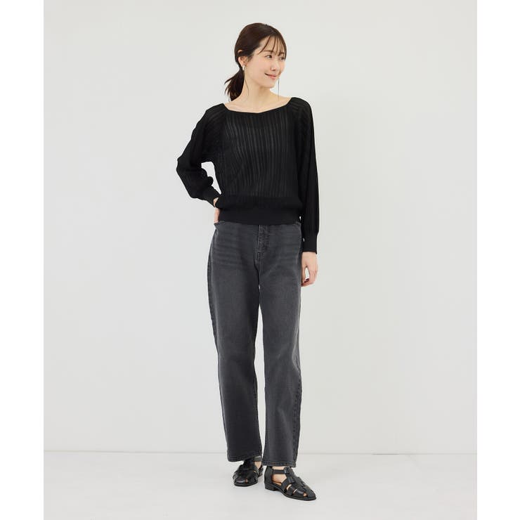 ウエストシェイプハイライズマムジーンズ | ROPE' PICNIC | 詳細画像9 