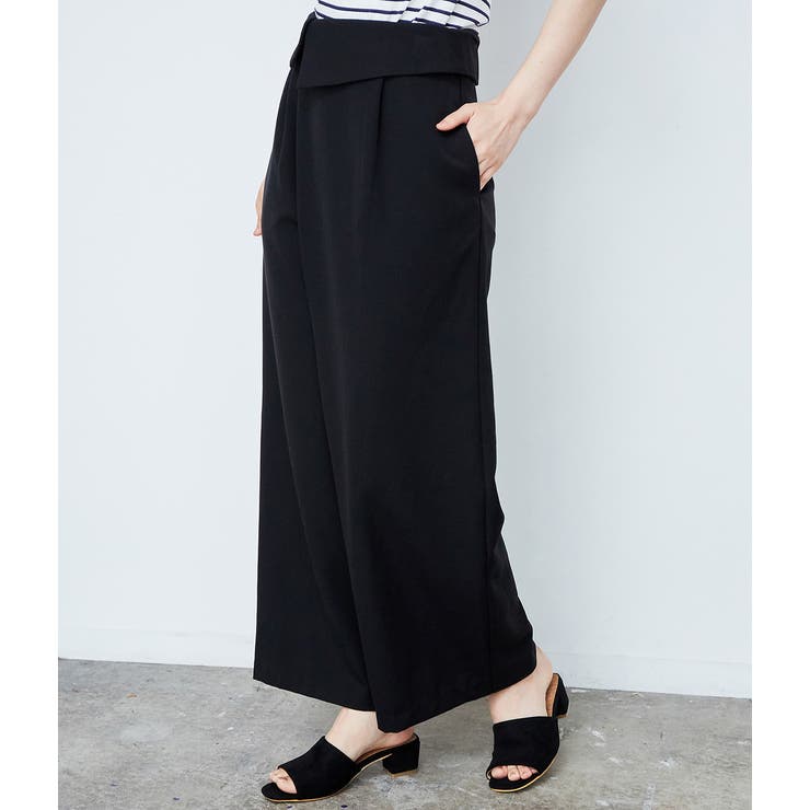 ウエスト折り返しワイドパンツ 品番 Rpcw Rope Picnic ロペピクニック のレディースファッション通販 Shoplist ショップリスト