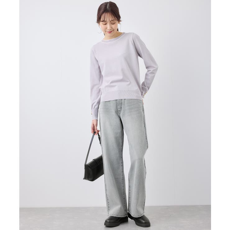 【emur/エミュール】ワイドストレートデニムパンツ | ROPE' PICNIC | 詳細画像15 