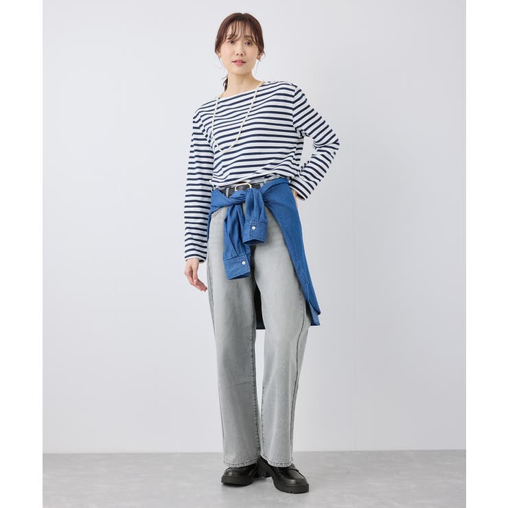 【emur/エミュール】ワイドストレートデニムパンツ | ROPE' PICNIC | 詳細画像21 