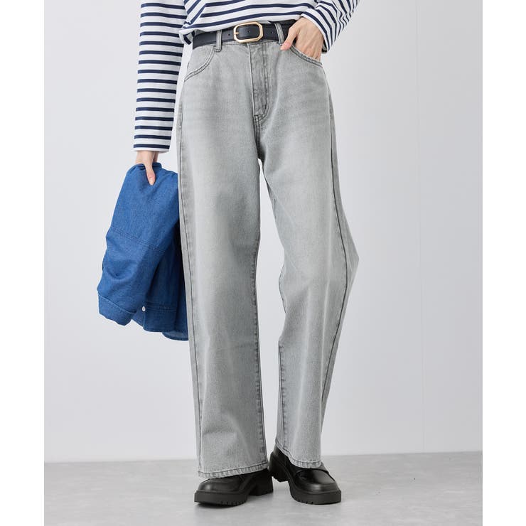 【emur/エミュール】ワイドストレートデニムパンツ | ROPE' PICNIC | 詳細画像22 