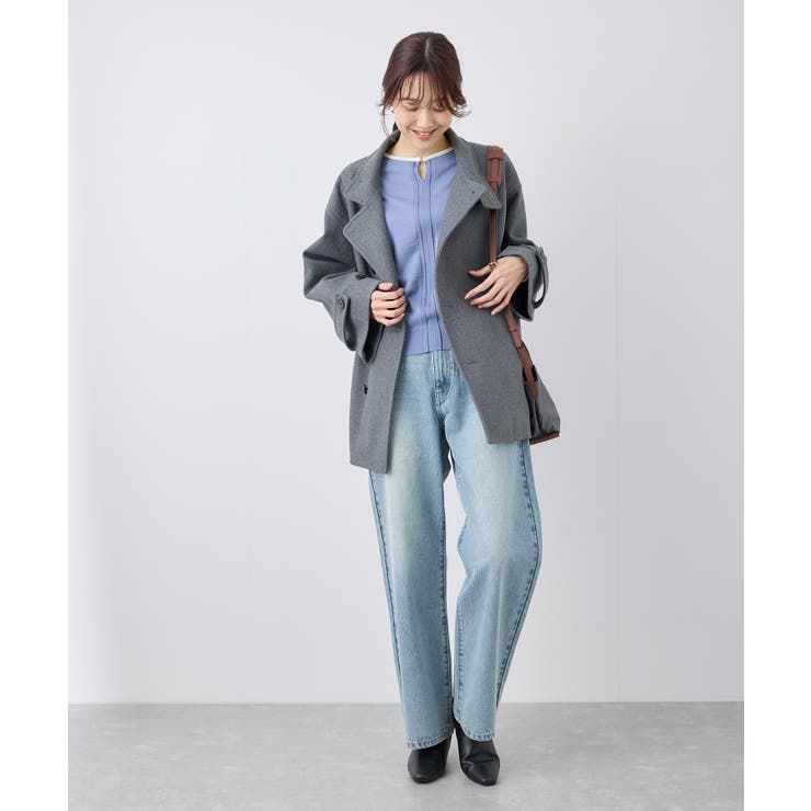 【emur/エミュール】ワイドストレートデニムパンツ | ROPE' PICNIC | 詳細画像23 