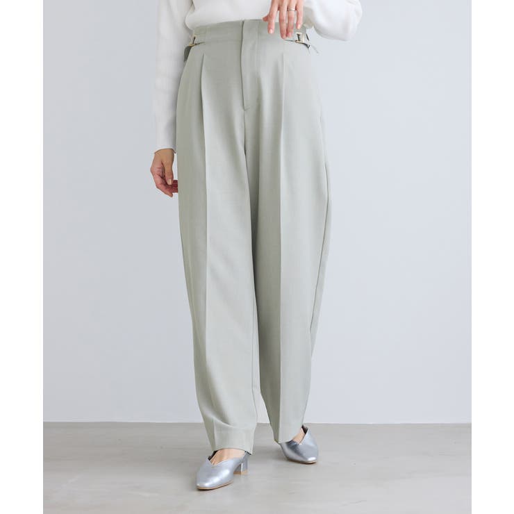 クリアツイルサイドベルトワイドパンツ セレモニー セットアップ対応 | ROPE' PICNIC | 詳細画像20 