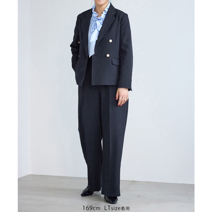 クリアツイルサイドベルトワイドパンツ セレモニー セットアップ対応 | ROPE' PICNIC | 詳細画像29 