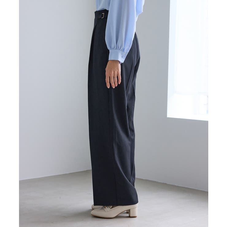 クリアツイルサイドベルトワイドパンツ セレモニー セットアップ対応 | ROPE' PICNIC | 詳細画像33 