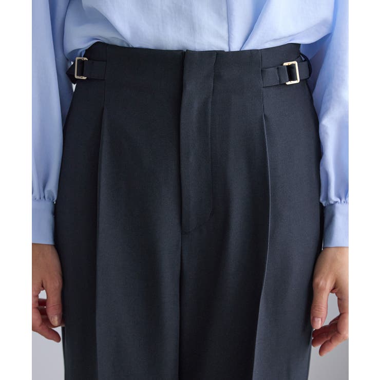 クリアツイルサイドベルトワイドパンツ セレモニー セットアップ対応 | ROPE' PICNIC | 詳細画像35 