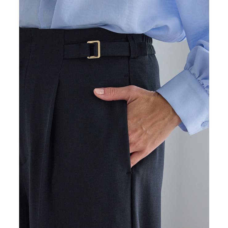 クリアツイルサイドベルトワイドパンツ セレモニー セットアップ対応 | ROPE' PICNIC | 詳細画像37 