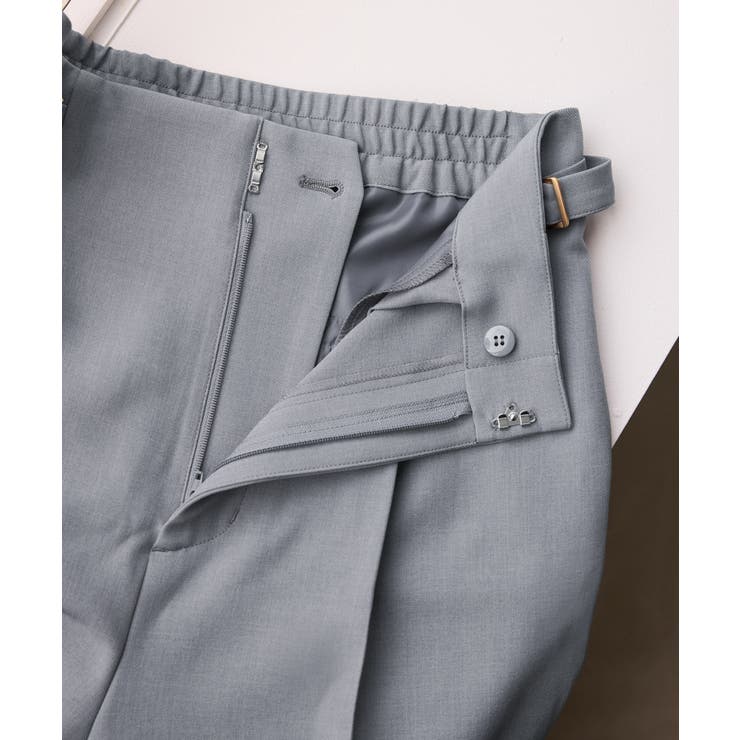 クリアツイルサイドベルトワイドパンツ セレモニー セットアップ対応 | ROPE' PICNIC | 詳細画像42 