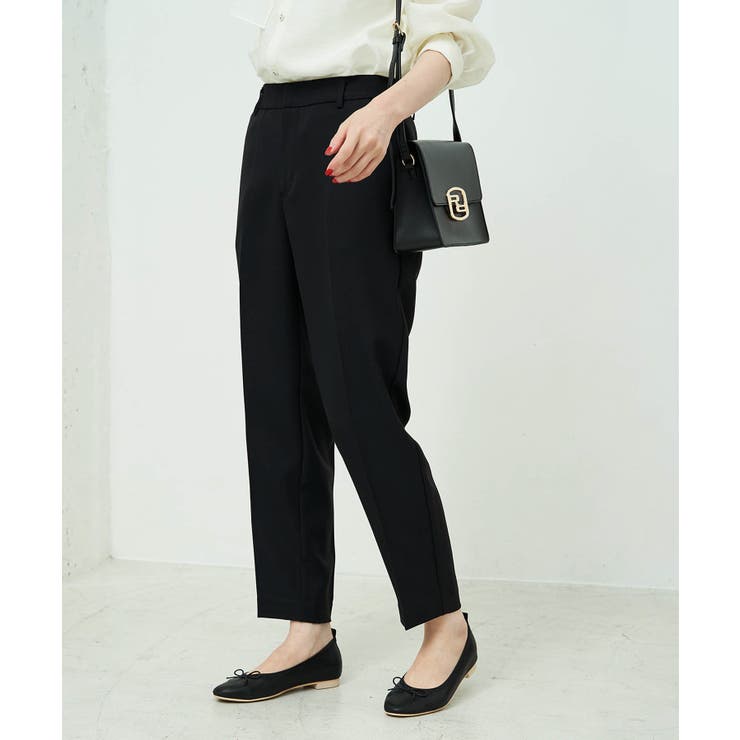 ブラック(01) | Powder Twill Stretch テーパードパンツ | ROPE' PICNIC