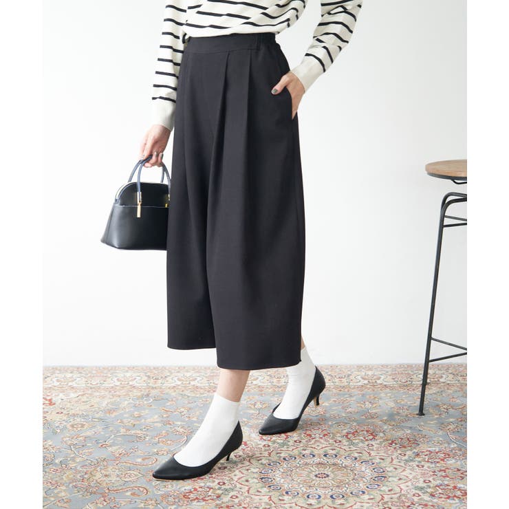 シワになりにくい・アンチピリング/きれいめイージースカーチョ | ROPE' PICNIC | 詳細画像4 