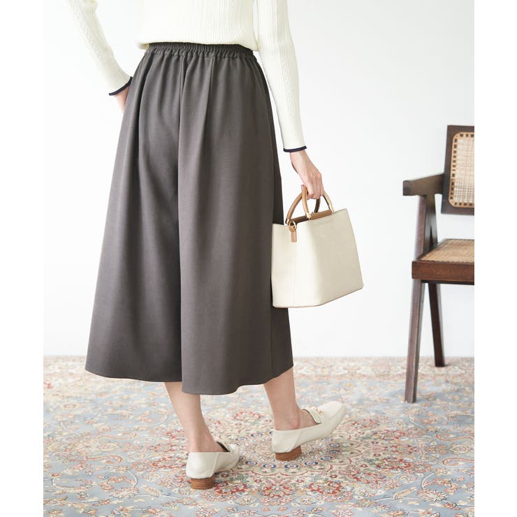 シワになりにくい・アンチピリング/きれいめイージースカーチョ | ROPE' PICNIC | 詳細画像8 