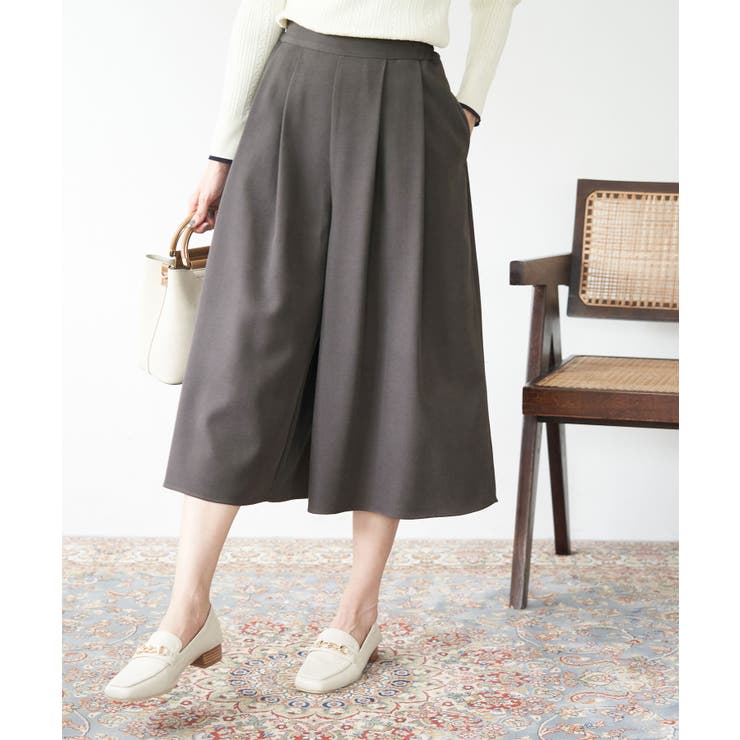 チャコール(06) | シワになりにくい・アンチピリング/きれいめイージースカーチョ | ROPE' PICNIC